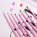 Nail Art Brush Detailer Painting Pen Painting Tool for Manicures Beauty Nylon Drawing UV Gel Polish Painting Brush