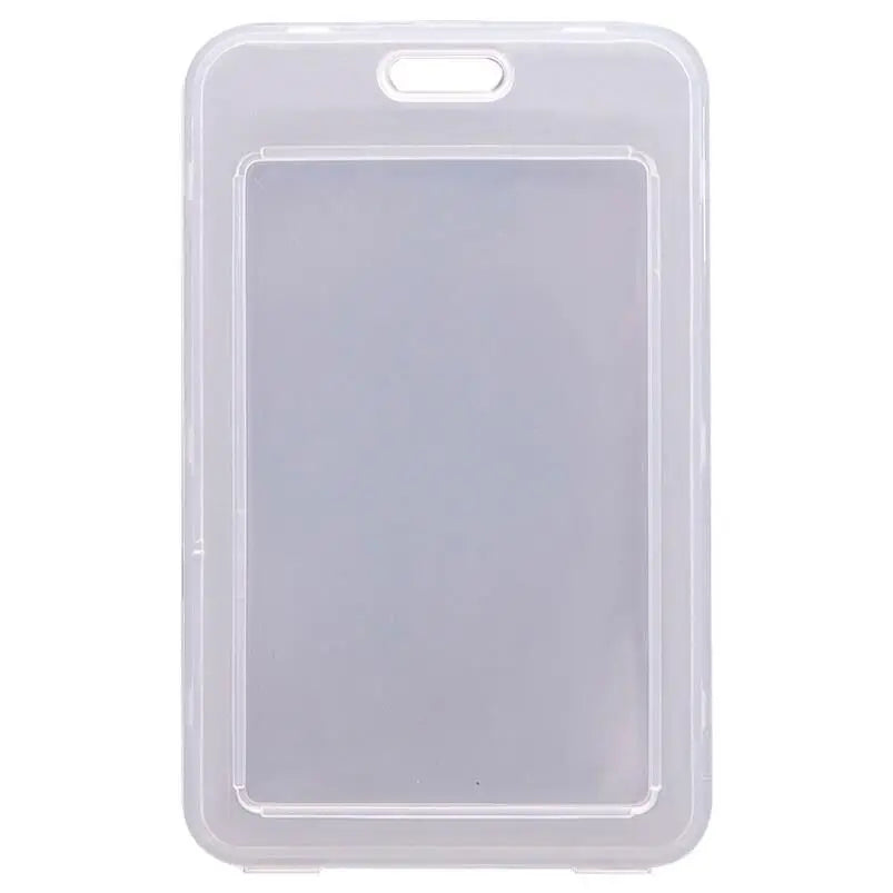 Wholesale Waterproof Transparent Plastic Name Badge ID Card Case Double Side Nurse Tag Holder School Staff ID Holder