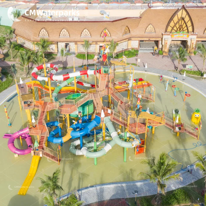 Exciting Glass Silicone Water Park Equipment and Slides
