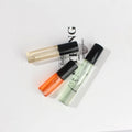 2ml 3ml 5ml Round Transparent Slim Glass Spray Cologne Sample Bottle Crimp Perfume Pump Invisible Tube Screen Printing