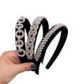 2022 Luxury Diamond Shiny Women's Headband Hot Jewelry Accessories with Rhinestone Hair Hoop