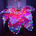 Luxury Show Flower Fairy Dream Flower Fairy Parade Costume Led Light Flower Wireless Remote Control Luminous Petal Dance Dress
