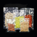 Custom Reusable Seal Flat Aluminium Foil Transparent Plastic Packaging Bags Food Vacuum Bag