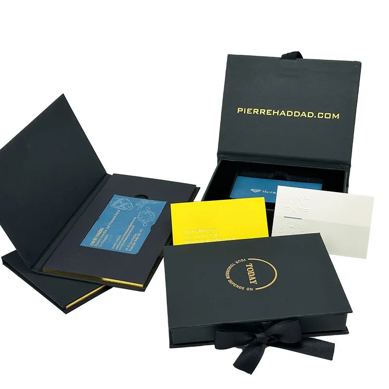 High-End VIP Business Cards Envelope Gift Voucher Boxes