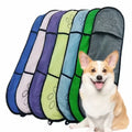 Wholesale Custom Microfiber Dog Towel Soft Washable Quick Dry Absorbent Printed Custom Pet Towel