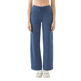 Women's Athleisure Wear Custom Design Breathable Push up Yoga Flared Pants With Pockets