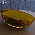 Luxury Transparent Acrylic Household Bathtub Bathtub Independent Crystal Resin Bathtub