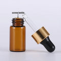 Wholesale 5ml Cosmetic Glass Vial Via Dropper Lid 5ml Glass Dropper Bottle for Cosmetic Package