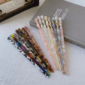 Retro Style Simple Marble Acetate Hairpin Chinese-Style Sweet Girl Tortoiseshell Hair Pin Stick