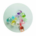 Kawaii 3D Drink Bottle Resin Figurines Ice Cream Cup Bear Cup Luminous Dollhouse Play Toys China Supplier