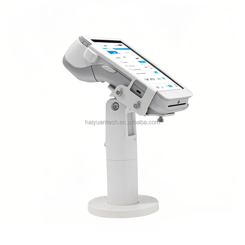 A920 Anti-theft Metal Payment Terminal Holder Adjustable POS Credit Card Customized Stand for Verification