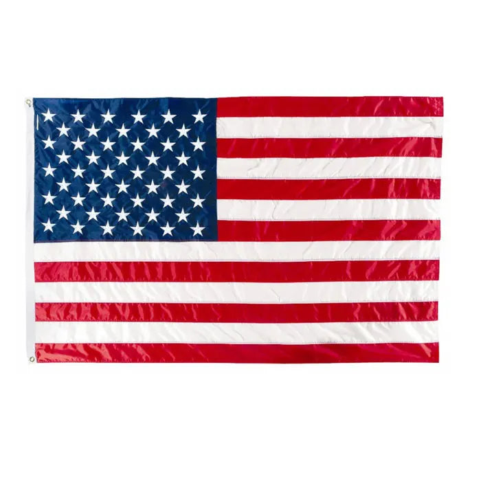 Professional China Supplier Top Quality Embroidered Star American Flag Nylon Fabric Classical American Flag