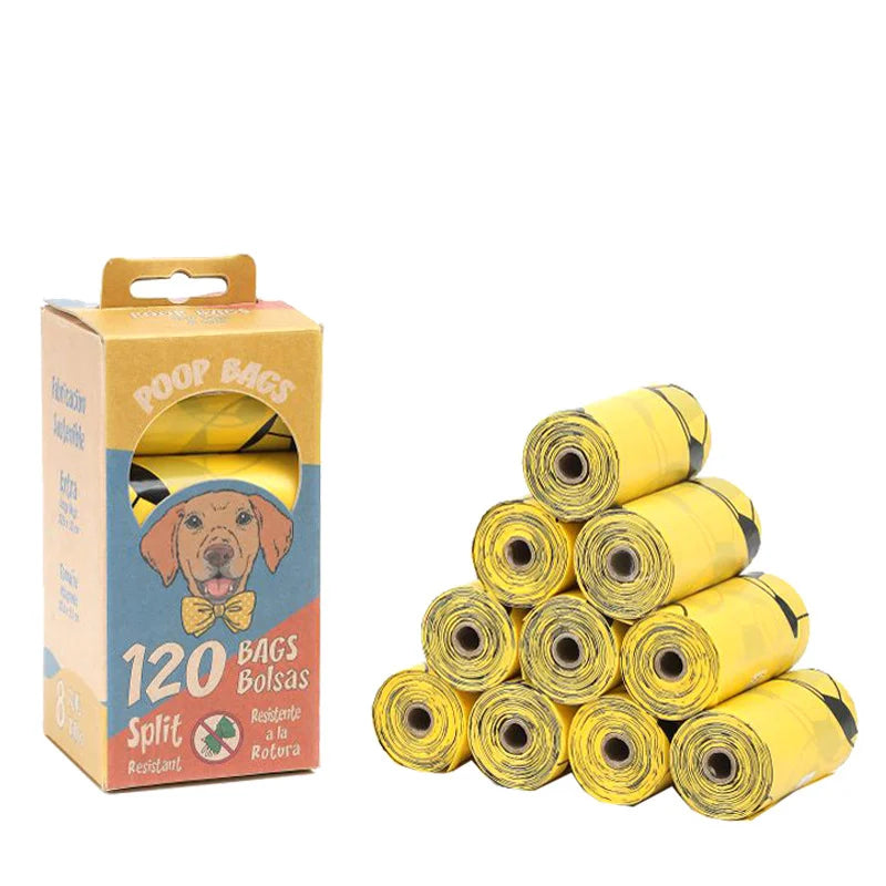 Hot Sale 120pcs/box Pet Dog Poop Bag Biodegradable Compostable Dog Poop Bags