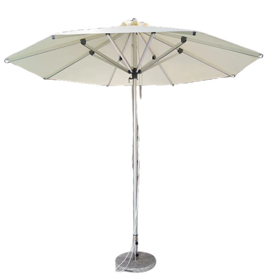 Garden Beach Mid Pole Umbrella Pool  Sun Brella Personalizado rainbow Color Beach Umbrella Parasol Umbrellas Base