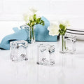 Wholesale Clear Acrylic Napkin Rings Bud Vase Flower Holder Metal Table Decor for Party Wholesale Clear Acrylic Napkin Rings Bud