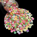 Mixed Polymer Clay Slices for Christmas Decorations 500g-1kg Bags with Candy Sprinkle Families and Ornament