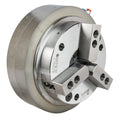 BDEFU Steel Mid Hollow Front Mounted Three Jaw Pneumatic Chuck for CNC Lathe Machine