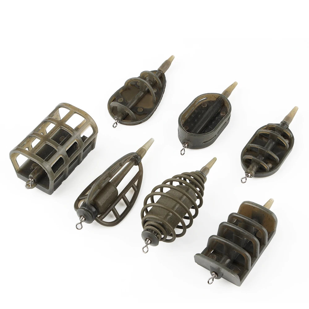 W.P.E Carp Fishing Method Feeder 40g-80g Rig Hair Europe Group Hook Feeder Tackle Accessories
