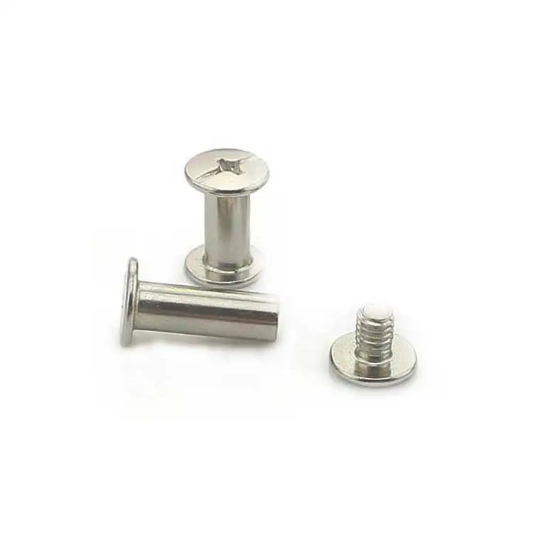M2 M3 M4 M5 M6 Belt Male Female Aluminum Brass Binding Bolt Stainless Steel Binder Screws Post Chicago Bolts