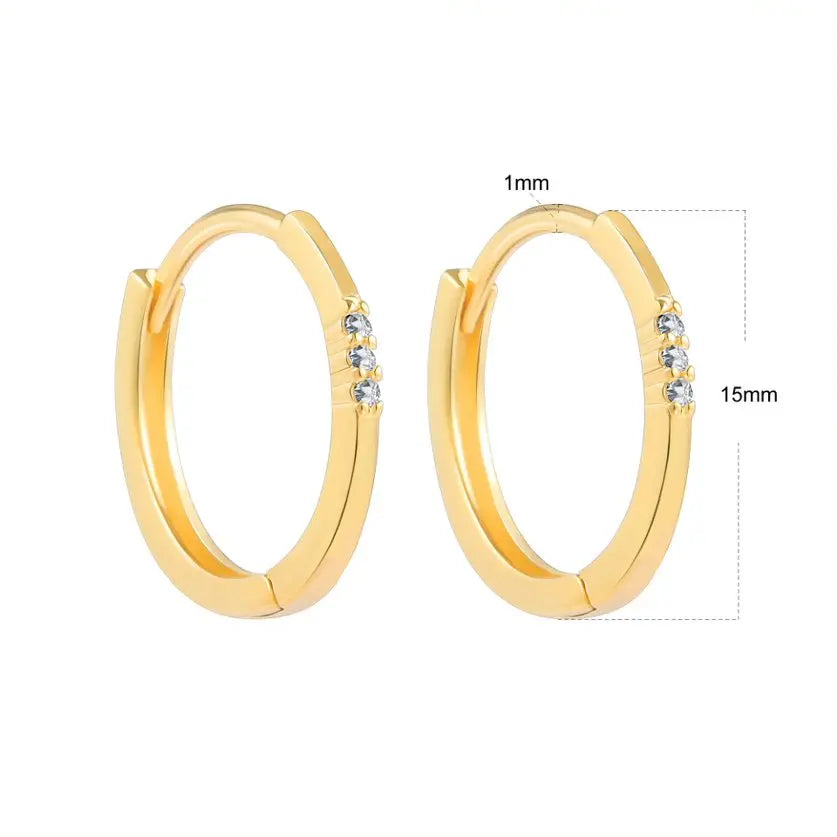 Madame Cuff 925 Sterling Silver Blanche Earring