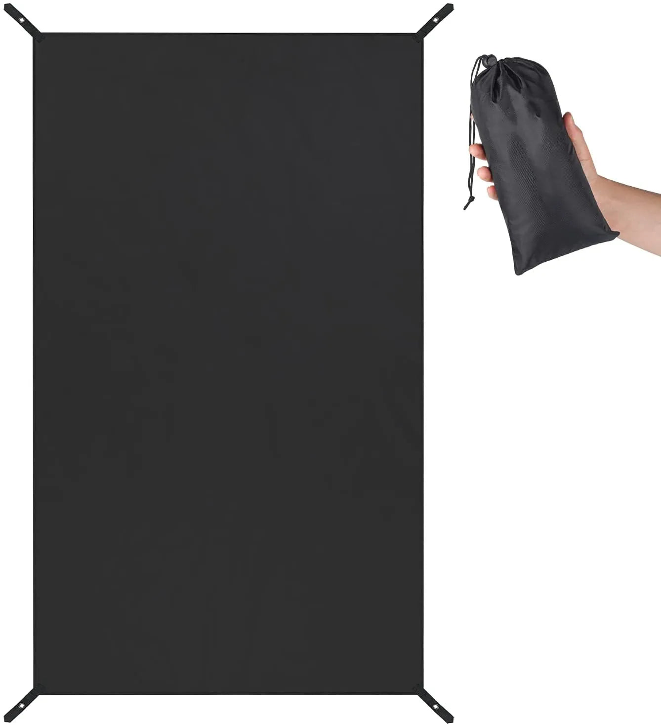 WOQI Waterproof Ground Sheet Camping Tent Mat Tarp 70/90/120/130/145/180/220/240/280 Footprint Multiple Size for Picnic Hiking