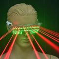 Led Laser Glasses Dancing Stage Show Dj Club Party Performance Green / Red / Blend Light Rave Laser Glasses for Party