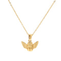 Hot-selling Fashion Design 18K Gold Plated Non Tarnish Jewelry Stainless Steel Angle Shape Necklaces Women Jewelry