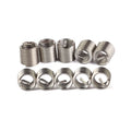 Durable Metric Wire Thread Sleeve 304 Stainless Steel M6 Fully Threaded Right Hand Polished Finish Thread Inserts