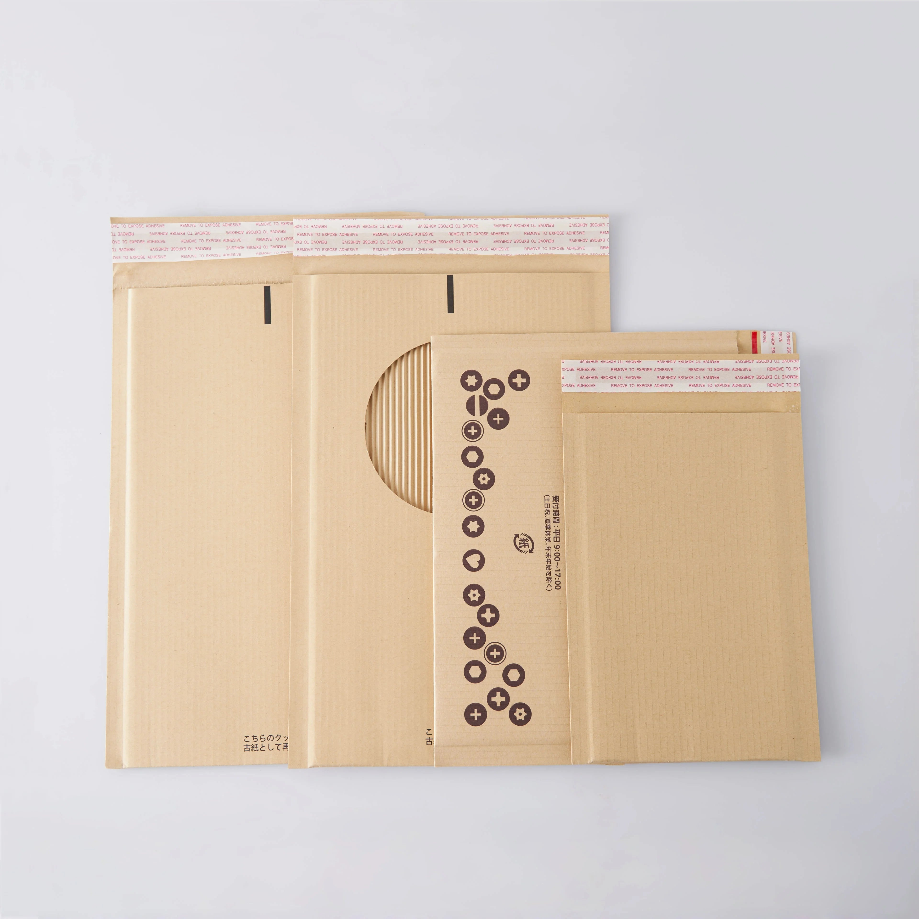 OEM Padded Envelope Mix-color Plastic Wrap Bubble Bag Mailing Bubble Packaging Bags