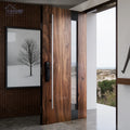 China Top Manufacturer Exterior Solid Wooden Front Main Door Pivot Doors Modern Wood Front Entry Doors
