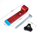 Aluminium Alloy T-Type Slide Slot Track Stopper Woodworking Positioning Limiter Wood Clamp Fixed Clamping Tool