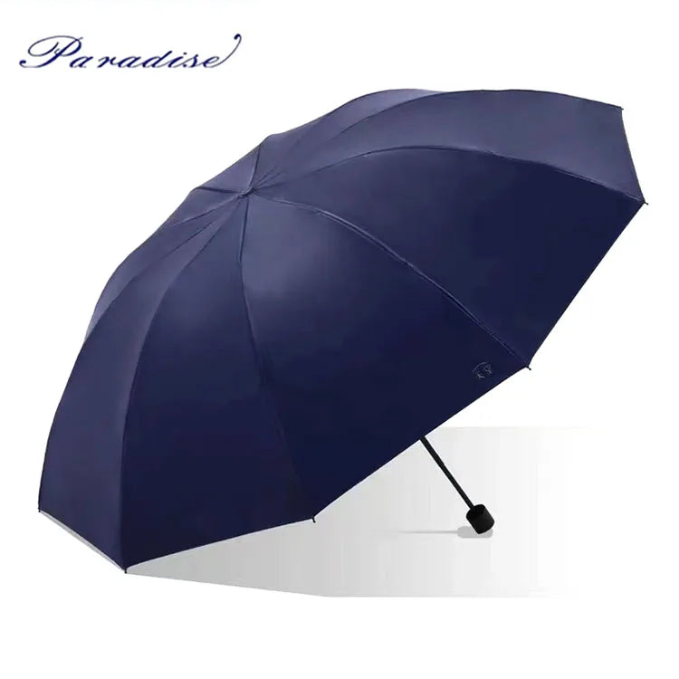 Wholesale Super Three Folding Sun and Rain Windproof Umbrella for Business