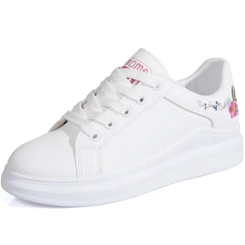 Girls Sneakers College Students Casual Shoes Fashion Summer Fashion White Women's Sneakers Breathable Sport Running Walking Shoe