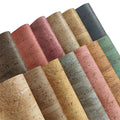 Soft Natural Colored Faux Leather Sheets Cork Leather Fabric for DIY Earrings Hair Bows Wallets Bags Making