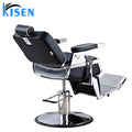 Kisen Foshan Factory Chair Barbershop Salon Furniture Customized logo Color Styling Chairs for Hair Cutting Dressing