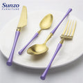 Modern Style Stainless Steel Flatware Set for Wedding