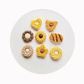 Kawaii Simulation Food Cookies Flatback Resin Cabochons Kids Doll House DIY Headwear Accessories Scrapbook Decor