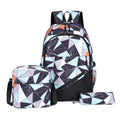 College Student Blue New Fashion Girls Flower School Bag Manufacturer in China
