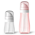 Small Travel Refillable PETG 50ml 100ml Spray Bottle with Screw Cap Fine Mist Sprayer or Lotion Pump for Face Cream and Shampoo