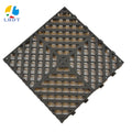 Indoor and Outdoor PP Decking Tasteless Interlocking Floor Mat with Non-Slip & Car Wash Drainage Non-Slip Interlocking Tile