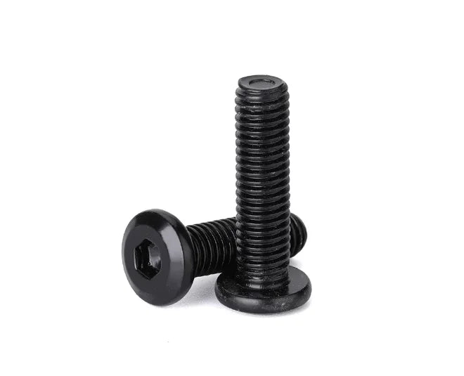 Inch 1/4 5/16 Black Oxide Steel Flat Hex Allen Socket Furniture Bolt Screws