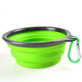 GMTPET Factory Wholesale Eco-Friendly Colorful Plastic Foldable Waterproof Solid Pattern Custom Logo Pet Dog Cat Travel Bowl