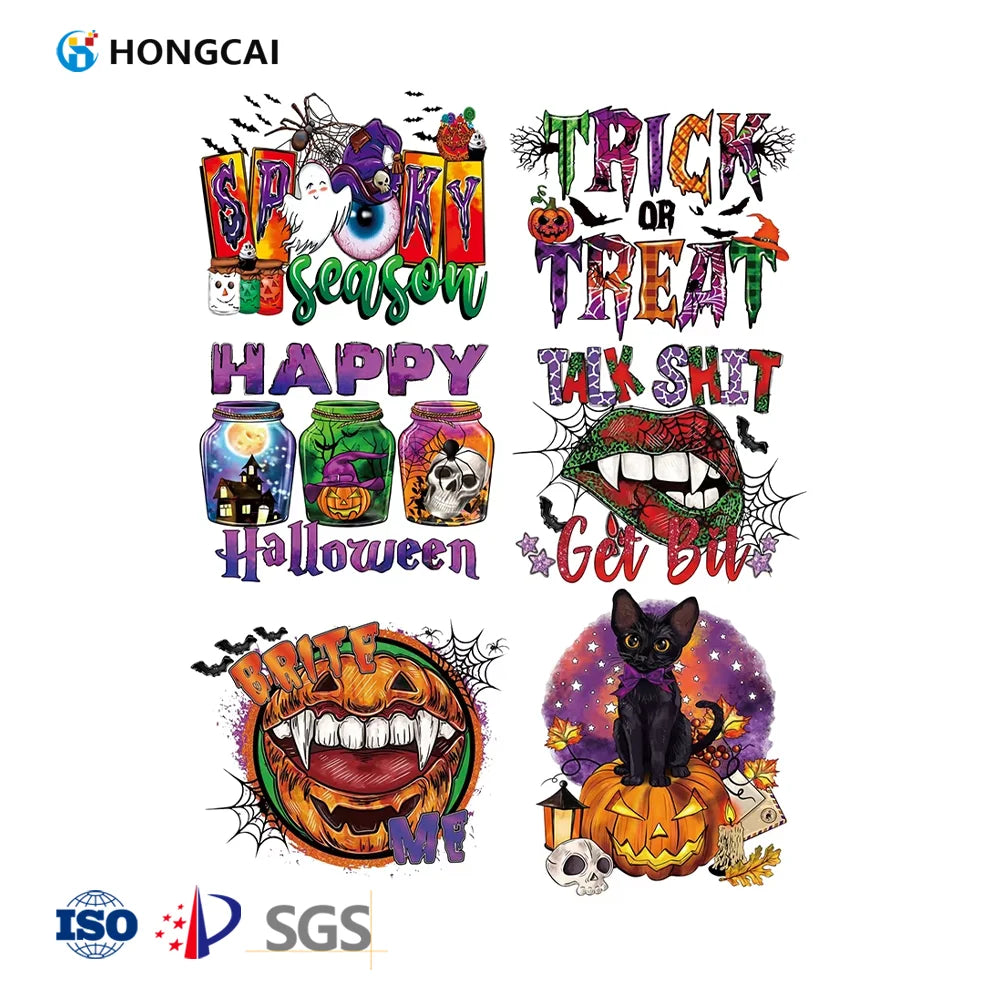 Thanksgiving Day Pattern Stickers for Clothes Screenprint Transfers DTF Transfers Ready Press Design Transfer Paper Film