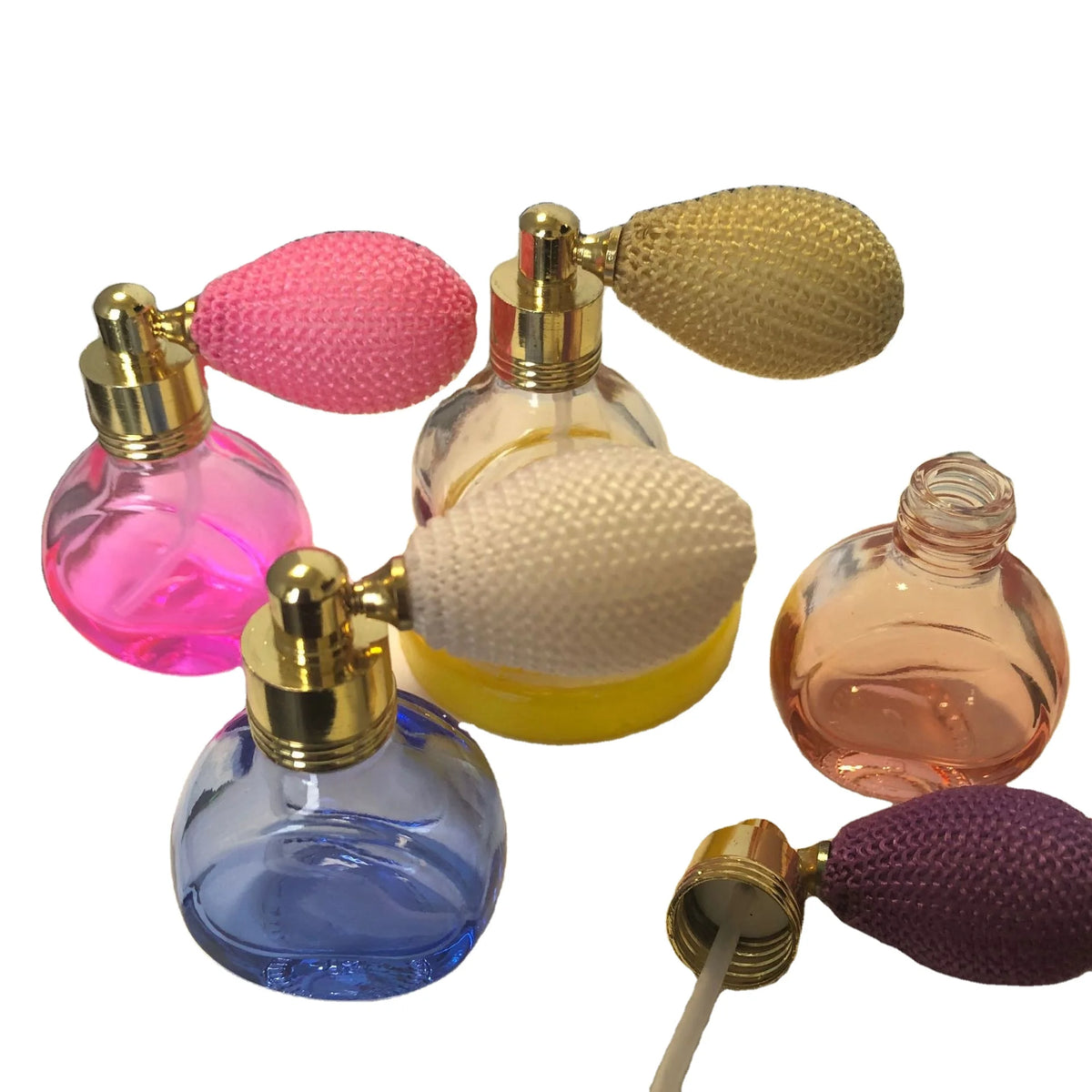 Wholesale High-quality 10m Colored Glass air Bag Perfume Spray Bottle