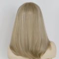 Natural Hairline Lace Top Wigs Blonde Highlight Jewish Kosher Sheitel Wig Lace Frontal Wig Ready to Ship