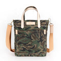CHANGRONG Custom Women's Tote Bag Vintage Waterproof Waxed Canvas with Camo Print All Seasons Made in CN/GUA