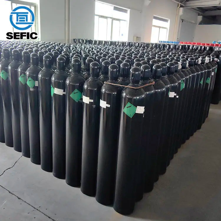 Iso9809-1 50l Wp300bar 229mm Tped Oxygen Nitrogen Argon Helium Co2 Tank for Brazil Market
