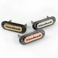 Deepeel BK113 35*12mm Bag Accessories New Decorative Sign Handmade Clothes Jeans Clasp Luggage Metal Bag Labels