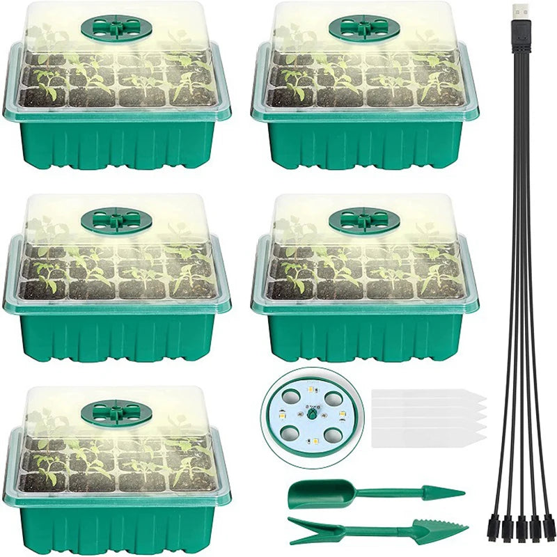 Hot Sale Sprouting Tray Pea Mung Bean Peanut Wheat Hydroponic Planting Seedling Soilless Cultivation Germination Tray