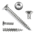 ST 3.5 4.8 4.2 5.2 A2 A4 Flat Head Countersunk Torx Screw Cut End Wood Screw